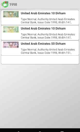 Billets des Emirats Arabes Unis 3