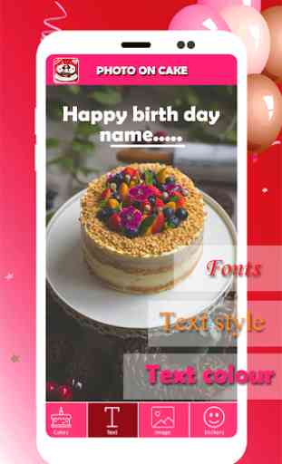 Birthday Cake with Photo – Name on Birthday Cake 3