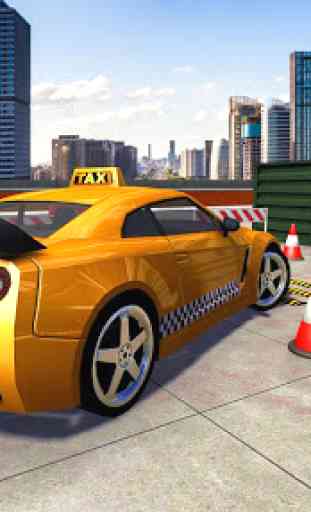 chauffeur de taxi urbain fou 3D 2