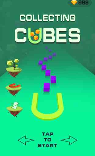 Collecting Cubes 1