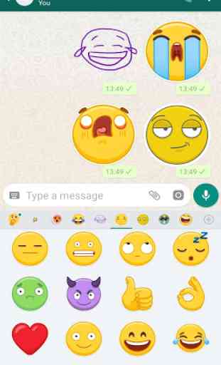 Emojis Autocollants Packs WAStickerApps 4