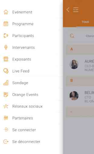 Event App by Orange 3
