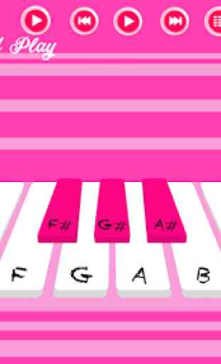 Girl Piano : Pink Piano 1