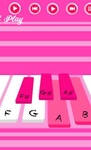 Girl Piano : Pink Piano 3