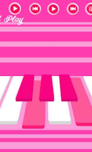 Girl Piano : Pink Piano 4