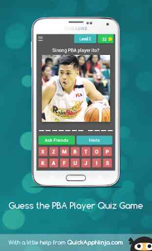 Guess the PBA Player Quiz Game 3
