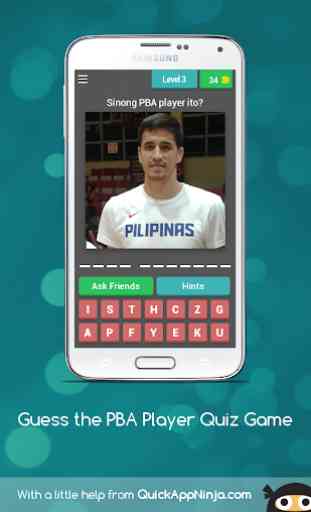 Guess the PBA Player Quiz Game 4