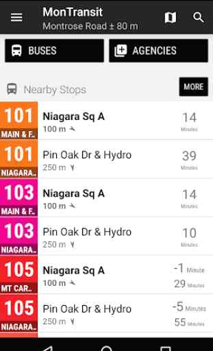 Niagara Falls Transit Bus - MonTransit 1