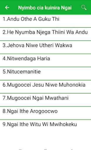 Nyimbo Cia Kuinira Ngai 2