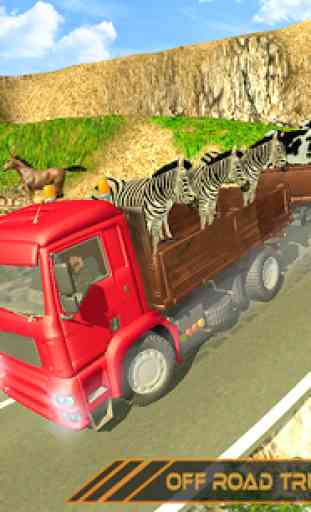 Offroad Animal Transport Truck Driver 3D 2