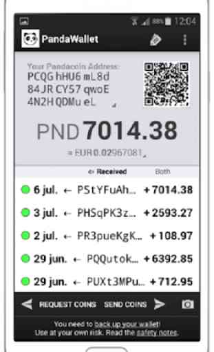 PandaWallet - Pandacoin Wallet (PND) 3