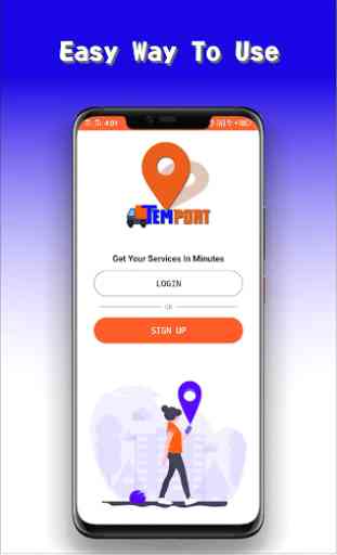 Temport - Mini truck/tempo booking app 1
