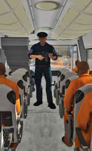 US Prison Transport: Police Bus Driving 4