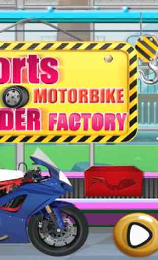 Usine de fabricant de moto de sport - jeu 1