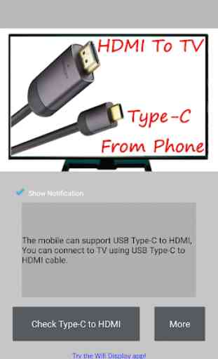 Vérificateur de type C à HDMI 2
