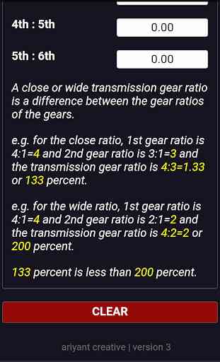 Close-Wide Transmission Gear Ratio Calculator 4