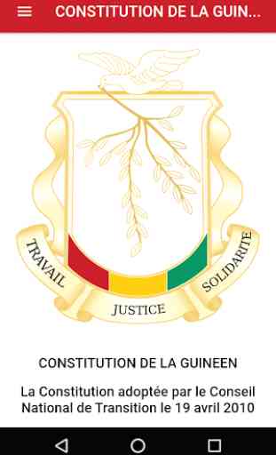 Constitution Guinéenne 1