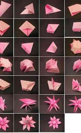 Didacticiel de fleur d'origami 2