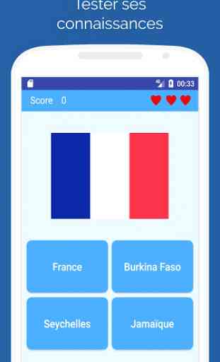 Drapeaux des pays - Quiz 1