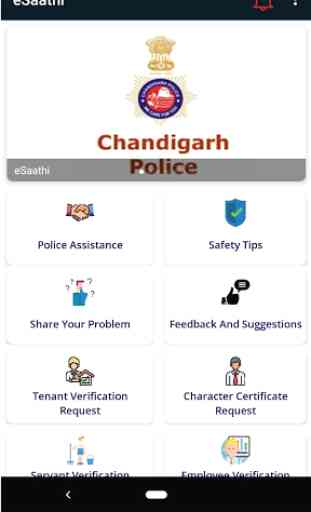 eSaathi Chandigarh Police esathi 1