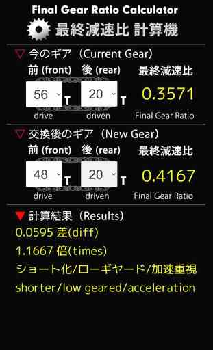 Final Gear Ratio Calculator 4