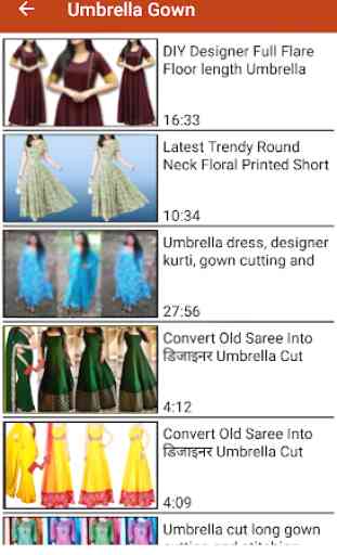 Gown Cutting & Stitching Videos 3