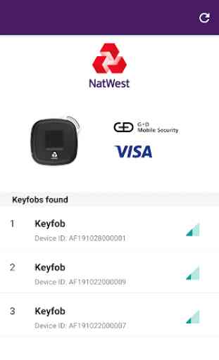 NatWest Biometric Payment Fob 1