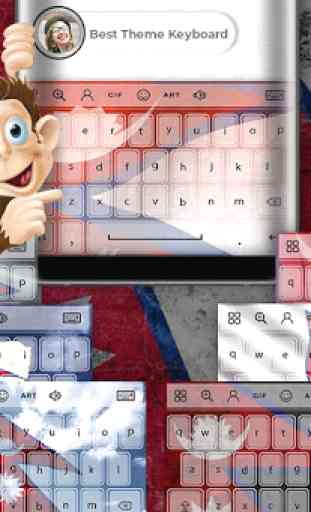 Nepal Flag Keyboard - Elegant Themes 1