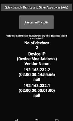 Network Scanner : Find connected devices 2