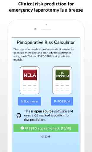 PoRC: Perioperative Risk Calculator 1