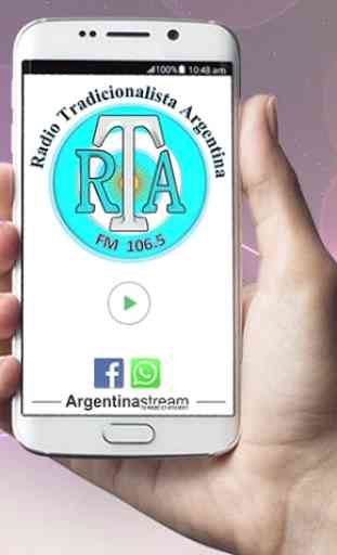 RADIO TRADICIONALISTA ARGENTINA RTA FM 106.5 Mhz 1