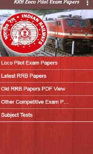 RRB Loco Pilot Exam Papers Question Bank Free Test 4