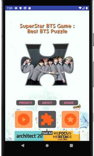 SuperStar BTS Game - Best Last BTS Game Puzzle 1