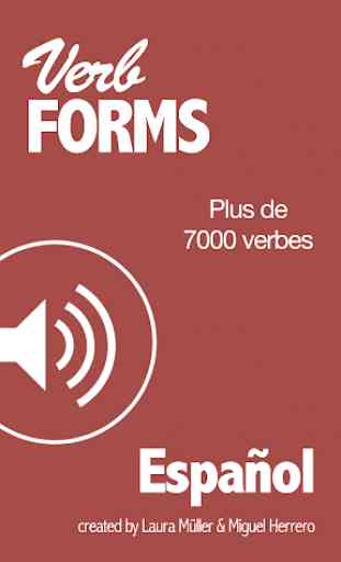 VerbForms Español - Espagnol: Verbes & Conjugaison 1