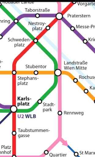 Vienna Metro Map 1