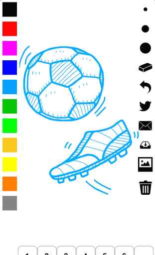Livre à colorier pour les petits enfants: apprendre à peindre le monde du football! 2