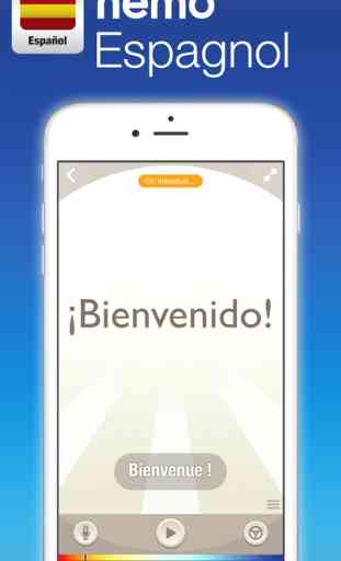 Nemo Espagnol - App gratuite pour apprendre l'espagnol sur iPhone et iPad 1
