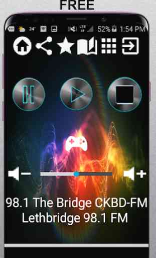 98.1 The Bridge CKBD-FM Lethbridge 98.1 FM CA App 1
