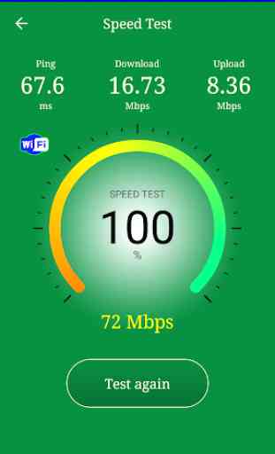 Test du signal Wifi -Test de vitesse WiFi 5g 4g 3g 4