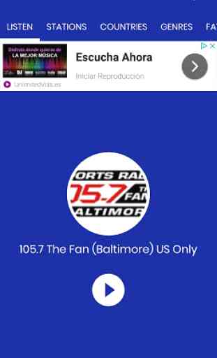 105.7 The Fan Baltimore 1