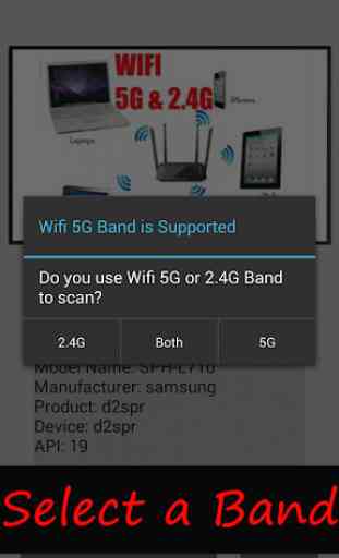 Bande WiFi 5G 2