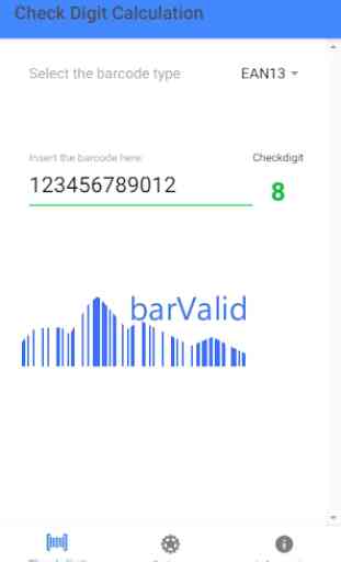 barValid - checkDigit calculator EAN, UPC, ISBN... 2