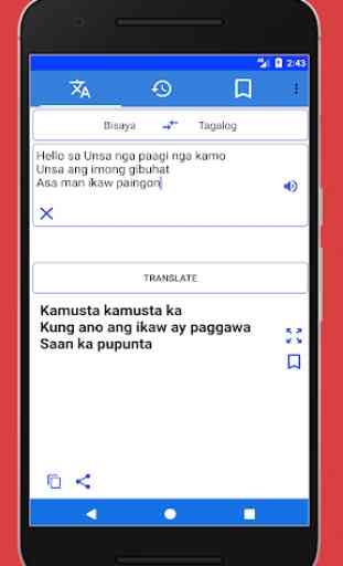 Bisaya Tagalog Translator 1