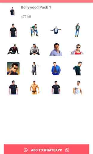 Bollywood stickers for whatsapp - WAStickerApps 3