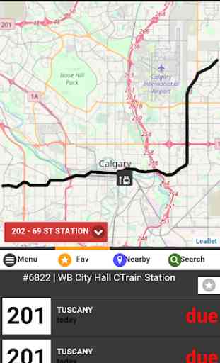 Calgary Transit Real-Time 3