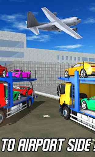 Cargo Airplane: Car Transporter Truck Driving Game 3