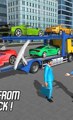 Cargo Airplane: Car Transporter Truck Driving Game 4