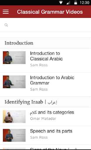 Classical Arabic Grammar Videos 1
