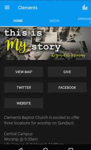 Clements Baptist Church 1