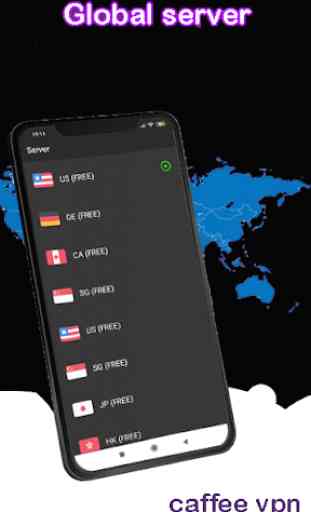 Coffee VPN - Express unlimited VPN&Private Browser 3